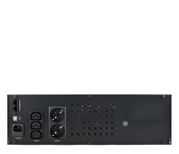 GEMBIRD Zasilacz awaryjny UPS 2000VA Line-In 2xC13 2xSchuko USB UPS-RACK-2000 - 1231147 - zdjęcie 4